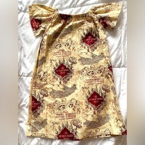 Size 6 Harry Potter Marauder’s Map Shift Dress